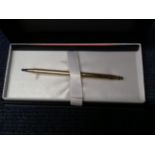 Cross Classic Century Refillable Ballpoint Pen 18CT Gold . The iconic pens of the CROSS Classic