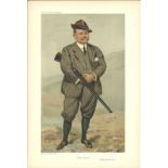 Driven Grouse 28/09/1905. Subject Rimington Wilson Game Hunter Vanity Fair print. These prints