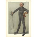 Cold Steel 13/08/1903. Subject Hutton Fencing Vanity Fair print. These prints were issued by the