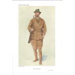 Tracks and Triggers 9/06/1907. Subject Winans Game Hunter Vanity Fair print. These prints were