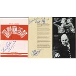Theatre collection 10 signed programmes various productions and theatre dating back to the early