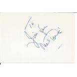 Mel Torme signed album page. (September 13, 1925-June 5, 1999) nicknamed "The Velvet Fog", was an