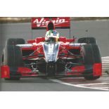 Lucas di Grassi signed 12x8 colour photo racing for Virgin. Good Condition. All autographs are