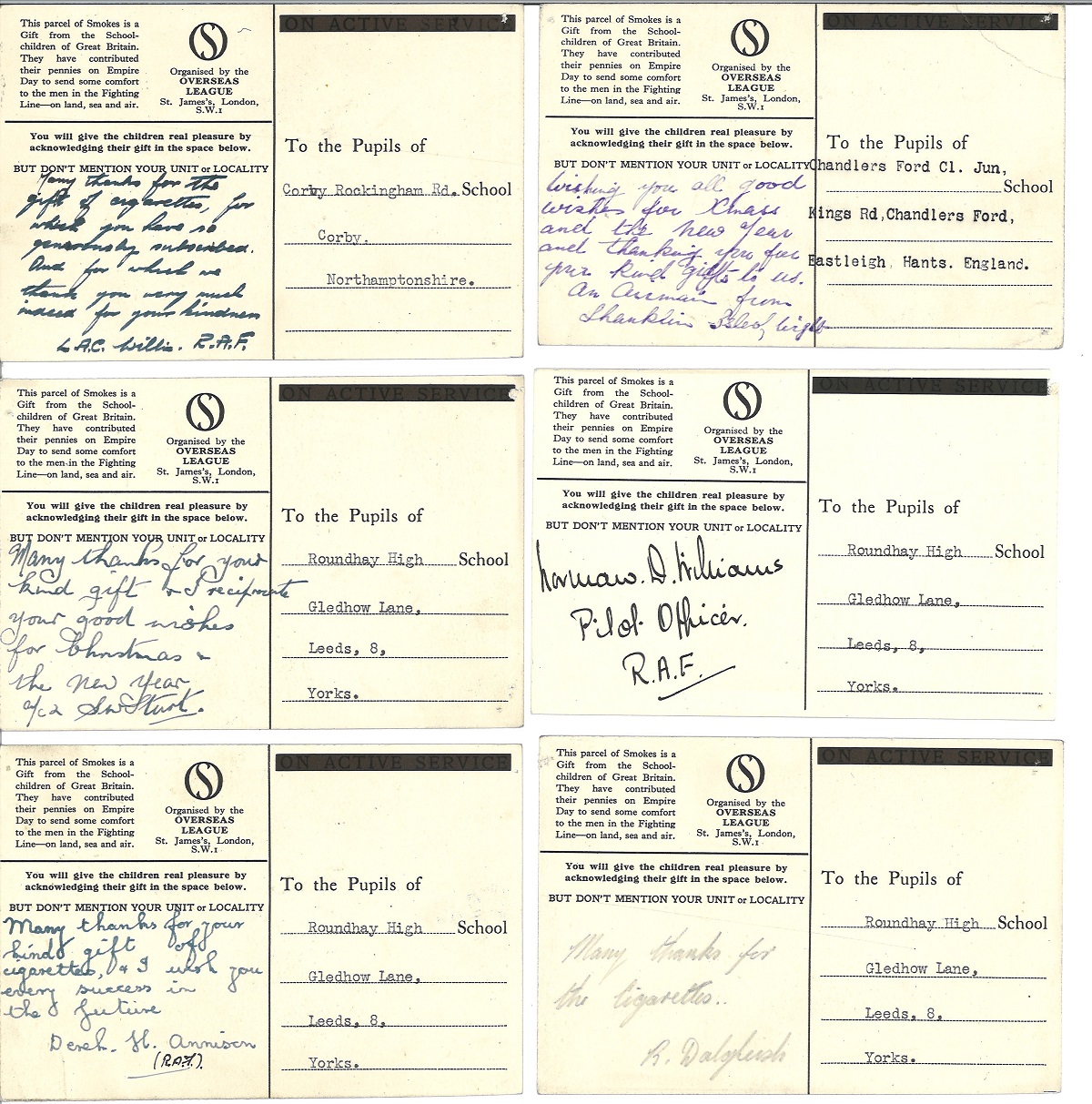 Postcards, World War 2, six cards Makers of the Empire Series published by the Overseas League, each - Image 2 of 2