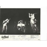 Bethnal signed 10x8 black and white photo Punk Rock band. Good Condition. All autographs are genuine