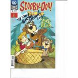 Multiple signed DC Comic Scooby Doo Team Up Featuring Yogi Bear 35 signed on the cover by Walter