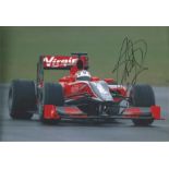 Timo Glock signed 12x8 colour photo racing for Virgin. Good Condition. All autographs are genuine