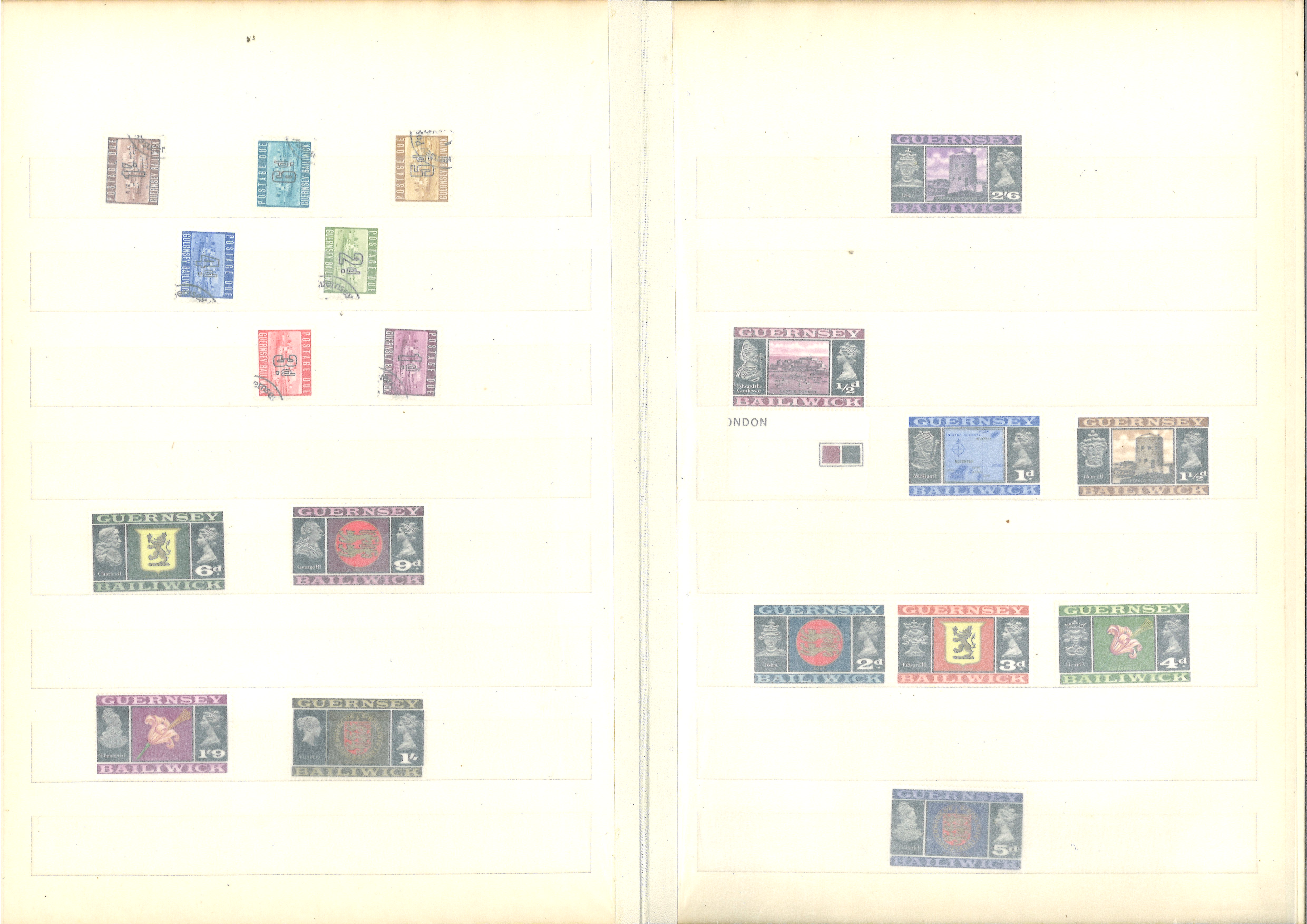 Jersey and Guernsey stamp collection in 16 page stockbook. Over 100 stamps. Mainly unmounted mint. - Image 4 of 4