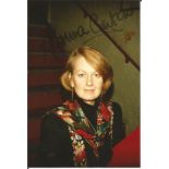 Anna Carteret signed 6x4 colour photo Actress. Good Condition. All autographs are genuine hand