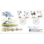 Magnus Magnusson signed RSPB FDC. 17/1/89 Sandy Beds postmark. Good Condition. All autographs are