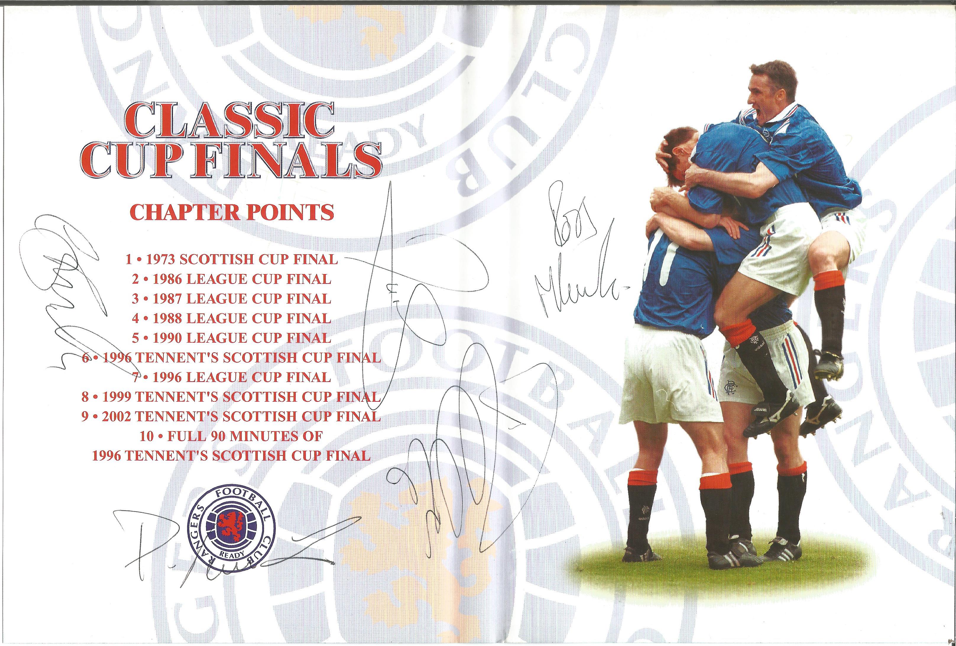 Rangers FC 2 DVD's signed collection. 1 signed by George Albertz the other unidentified. Good - Image 2 of 3