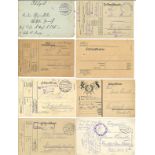 Great War German Field Postcards, Feld Postkarte 30 cards 1915 to 1918, mainly printed stationary