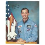 Brian Duffy signed 10x8 colour NASA portrait photo. retired U.S. Air Force colonel and a former NASA