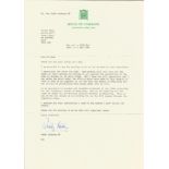 Paddy Ashdown TLS dated 15/5/1990 on House of Commons headed paper. Good Condition. All autographs