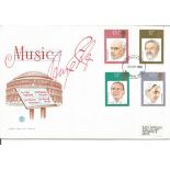 Anya Silva signed Music FDC. 10/9/80 Portsmouth FDI postmark. Good Condition. All autographs are