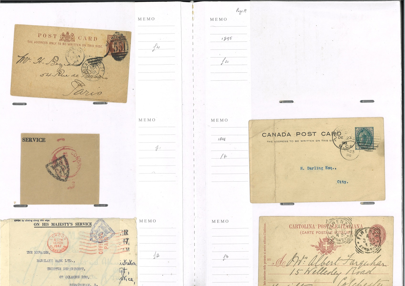 Worldwide Postal History collection, over 100 items from 1800s includes Military, Postcards, Air - Image 4 of 4