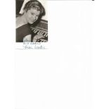 Shani Wallis signed 6 x 4 b/w photo with biography page. Good Condition. All autographs are