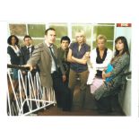 Jill Halfpenny and Jamie Glover Waterloo Road signed 12x10 colour photo Actors. Good Condition.