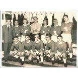 UNSIGNED 1962-63 Everton FC 12x8 b/w photo. Good Condition. All autographs are genuine hand signed
