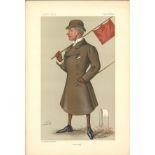 Starting 26/4/1890. Subject Lord Beresford Vanity Fair print. These prints were issued by the Vanity