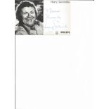 Harry Secombe signed 6x4 black and white promotional Philips photo. Dedicated. Good Condition. All
