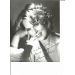 Sharon Gless signed 10x8 black and white photo. American actress, who is known for her television