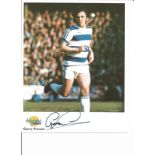 Gerry Francis signed 10x8 colour Autographed Editions photo. Biography on reverse. Good Condition.