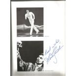 Sir Derek Jacobi signed on Hamlet page of A Goods Night Sleep Gala performance programme. Good