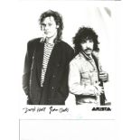 Daryl Hall and John Oates UNSIGNED 10x8 black and white press release photo. Good Condition. All