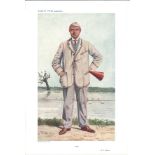 Bill 6/7/1910. Subject R H Forster Vanity Fair print. These prints were issued by the Vanity Fair