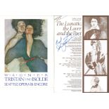 Classical Music and Opera collection 12 programmes various productions and Theatres two signed