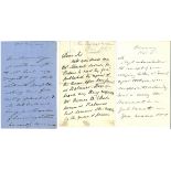 Historical Bishops and Clergy letters and autograph collection. 11 letters late 1800s inc Archbishop