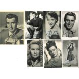 PRINTED/STAMPED Autograph collection. 11 photos mainly 6x4. Some of names included are Margaret