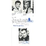 The Bill signed 6x4 black and white photo collection. Includes 3 photos individually signed by