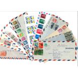 German Air Mail collection includes over 50,envelopes from around Germany handwritten, typed and