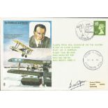 Aviation FDC Cover dedicated to Sir Thomas Sopwith. British Forces postmark 60th Anniversary of