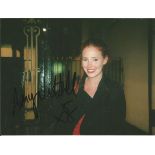 Amy Nuttall Emmerdale actress signed 10x6 colour photo. Good Condition. All autographs are genuine