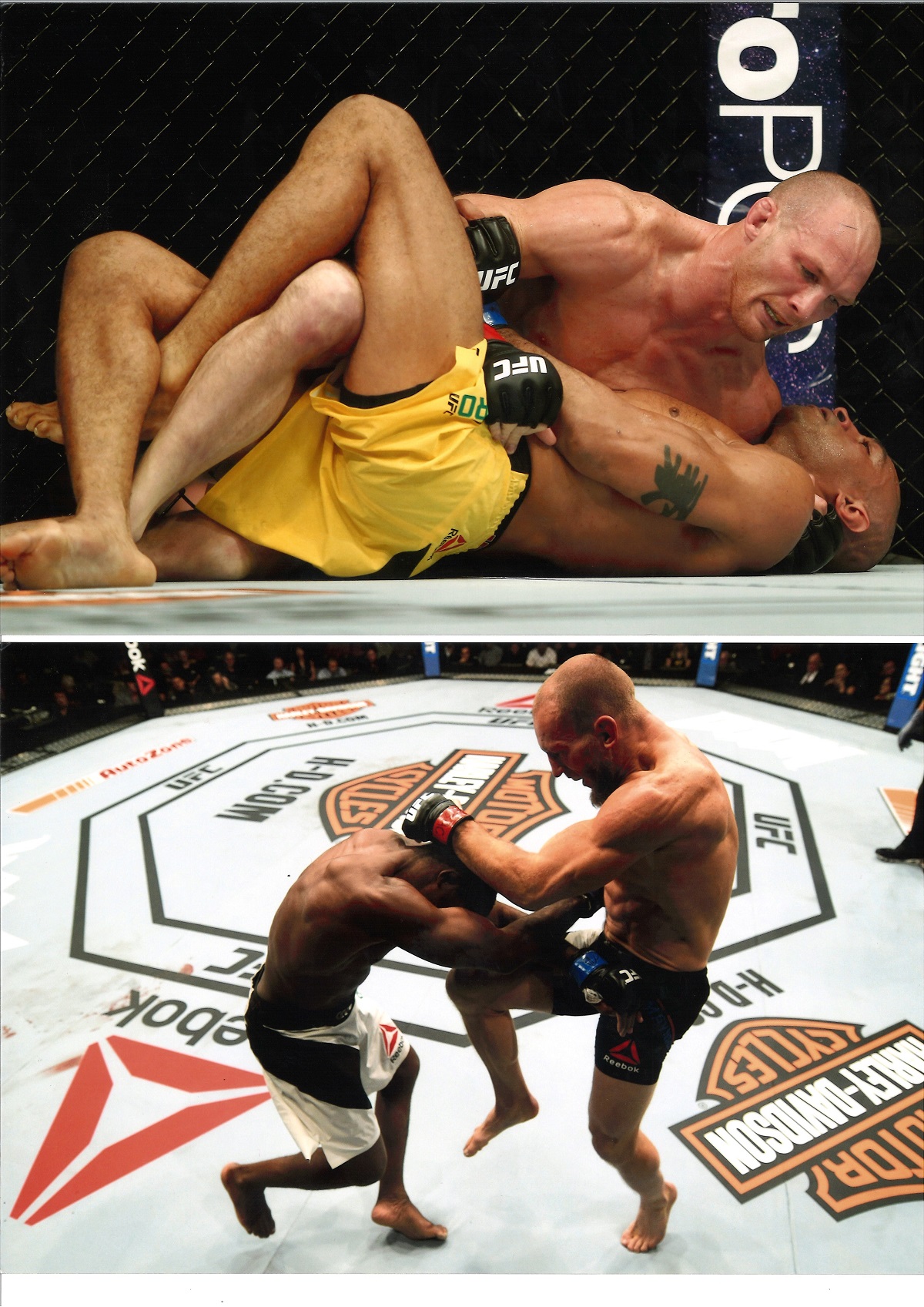 UFC collection 10no 8x12 unsigned colour photos some fantastic images of past and current - Image 2 of 5
