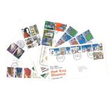 GB FDC collection ranging from 1972 1983. Typed addresses. Approx 30 items.. Good Condition. All