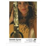 Danielle Egnew signed 12x8 colour photo. musician, actress, media personality, activist and self-