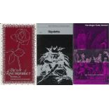 Classical Music and Opera collection 12 programmes various productions and theatre includes two