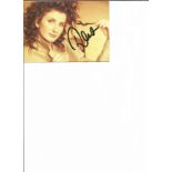 Irena signed 6x4 colour promotional card. Good Condition. All autographs are genuine hand signed and