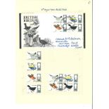 British Birds FDC and used stamps. FDI postmark on cover 8/8/1966 London. Good Condition. All