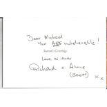 Richard Briers signed Christmas card. Good Condition. All autographs are genuine hand signed and