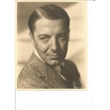 Clive Brook signed sepia 10x8 photo. (1 June 1887 - 17 November 1974) was an English film actor.