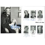 TV/film signed 10x8 photo collection. 6 photos. Amongst the signatures are Ian Lavender, Stefane