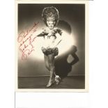 Betty Grable signed vintage 10x8 photo. (December 18, 1916 - July 2, 1973) was an American