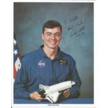 Andrew M Allen signed 10x8 colour NASA portrait photo. retired American astronaut. A former Marine