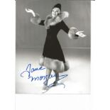 Jane Morgan signed 10x8 black and white photo. American singer. Morgan initially found success in