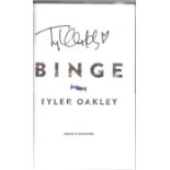 Tyler Oakley signed Binge hardback book. Signed on inside title page. Good Condition. All autographs